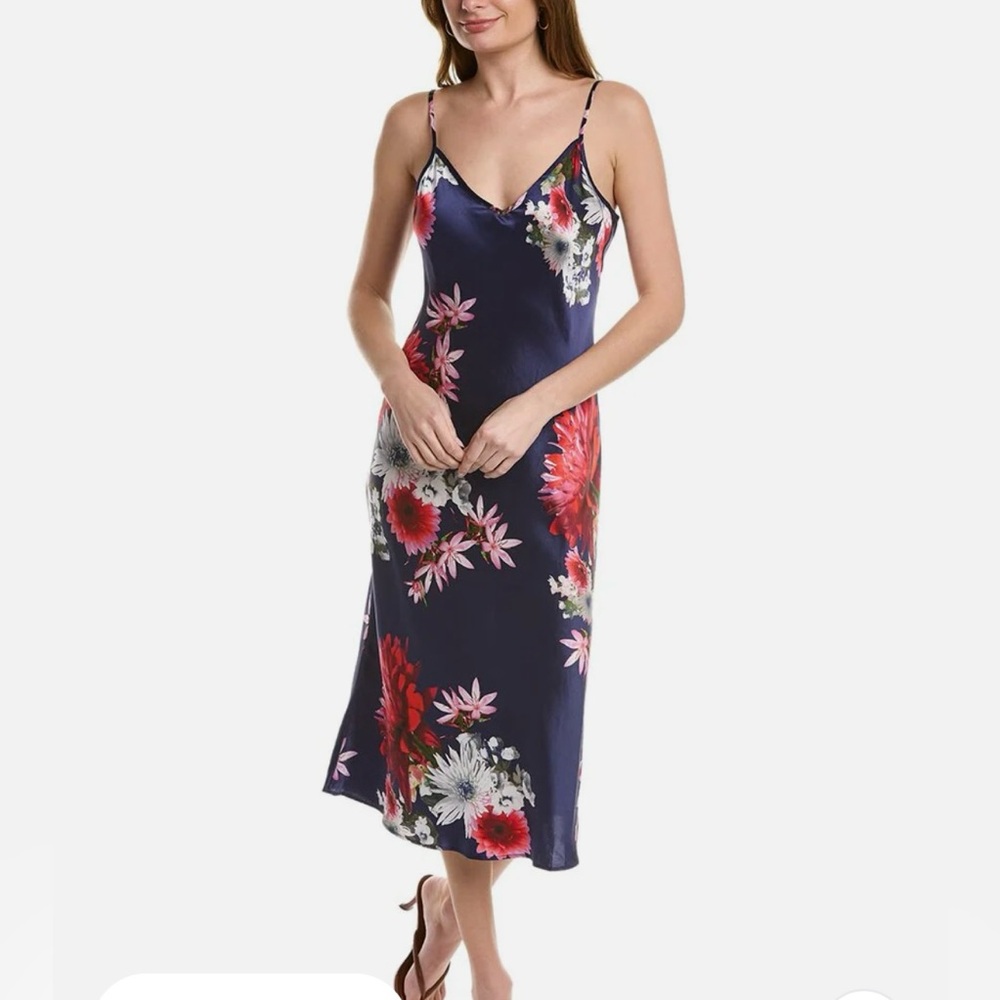 NWOT SPAGHETTI STRAP FLORAL DRESS ………474